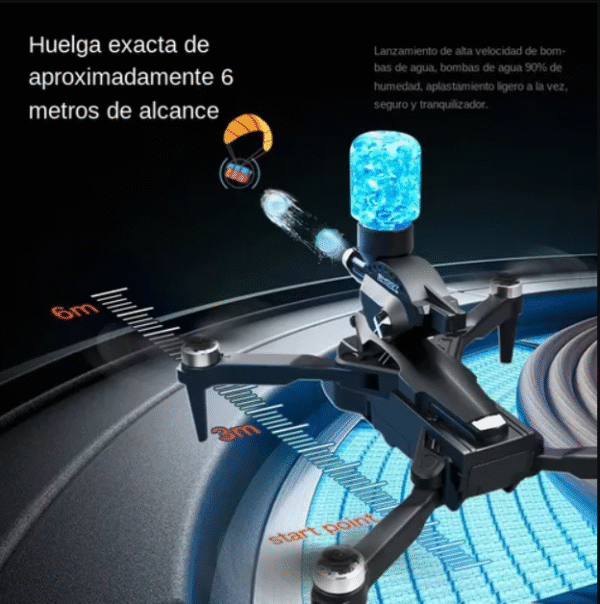 DRONE JUGUETE CON PISTOLA HIDROGEL 2025 - Image 2