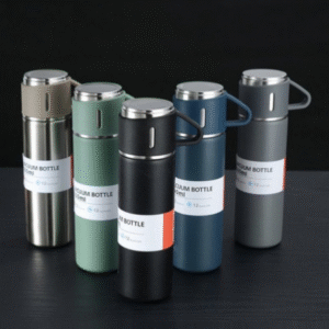 Set Termo De Agua Caliente Vasos Termicos Cafe + 3 Tazas